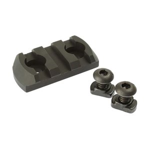 CMC TRIGGERS 81721 M-LOK to Picatinny 3-Slot Rail Matte Black Aluminum