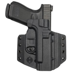 C&G Holsters 1850100 Covert OWB Black Kydex Belt Loop Fits 1911 Governm...