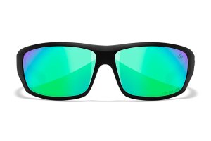 Wiley X ACOME22 Omega Green Mirror Lens Polycarbonate Matte Black Frame