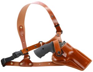 Galco GA170 Great Alaskan Chest Holster Tan Leather S&W X-Frame 500 4"