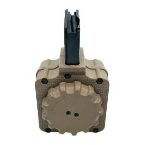 ProMag DRM-A41-FDE 50-Round Drum Magazine, .308/7.62 NATO, Polymer, FDE
