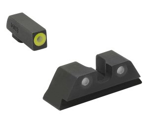 Meprolight 402243121 Hyper-Bright Sights Glock 17/19/22 Tritium Green