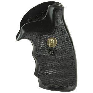 Pachmayr 03266 Gripper Grip Black Rubber S&W K/L Frame Round Butt