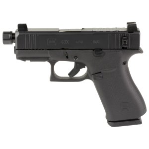 Glock 43X Hush Puppy 9mm 3.92 In 10+1 Threaded 1/2x28 Cerakote Black