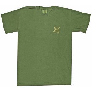 Glock AA75150 Perfection T-Shirt, Medium, Green, Short Sleeve