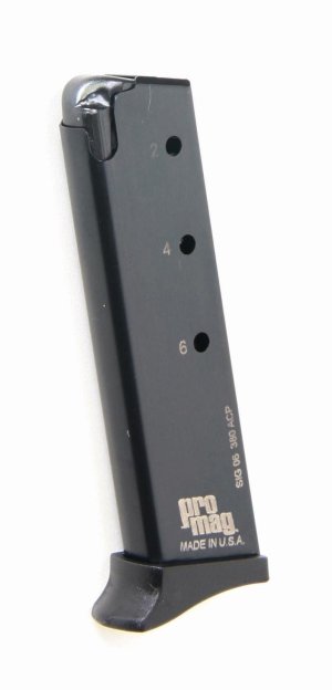 ProMag Industries Sig Sauer P2302 .380 ACP 7 Round Blue Steel Magazine