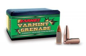 Barnes 30189 Varmint Grenade Bullet .22 Cal 36 Grain HP Flat Base