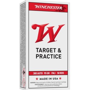 Winchester Q4206 380 ACP 95 gr Full Metal Jacket 50 Rounds per Box