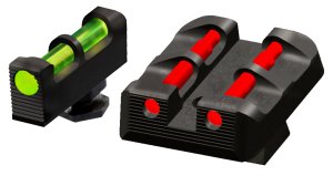 Hi-Viz GLT178 Target Sight Set Glock Green/Red Fiber Optic Front/Rear