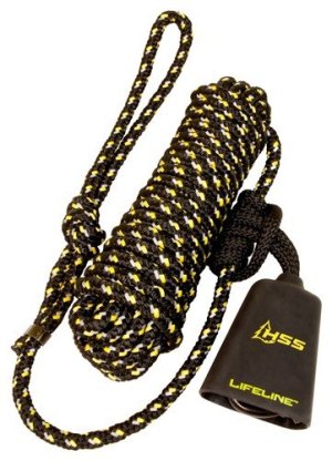 Hunter Safety Systems Lifeline 30' W/Single Carabiner 1EA HSS-LLS+