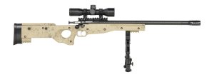 CRICK KSA2143 40 Cal Tan Black Bipod Tactical Rifle