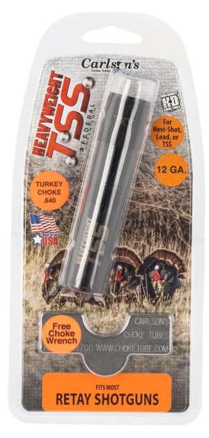 Carlson's 38027 TSS Turkey Choke Tube Retay 12 Gauge .640 Black Steel