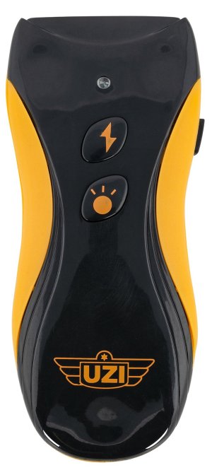Uzi UZISG36YB Stun Gun Flashlight 2200000 Volts 130 Lumens Black Yellow