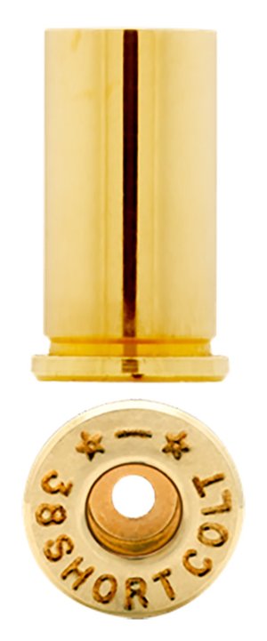 Starline 38SCEUP100 .38 Short Colt Unprimed Brass Cases 100-Pack