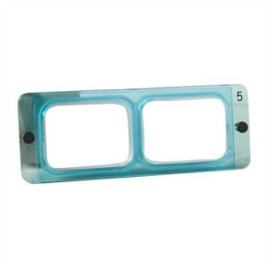 OptiVISOR LP 5 Extra Lens Plate No. 5 2.5x Magnification