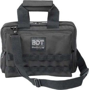 Bulldog BDT917B Deluxe 2 Pistol Range Bag with Strap Black