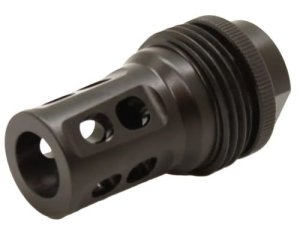 Kaw Valley KVPBRAKEASR01 Muzzle Brake Black Tactical