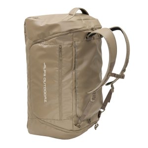 Alps Outdoors 9703501 Refuge Duffel Bag 40L Tan, PVC, Heavy-Duty Zippers