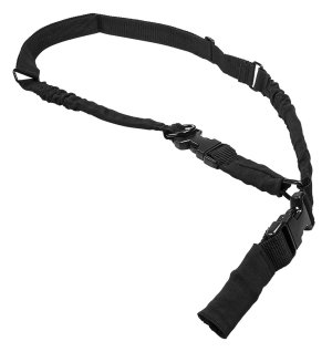 NcSTAR AARS21PB 2/1-Point Sling 1.25in Adjustable Bungee Black 55-72in