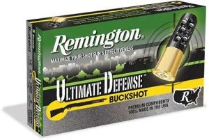 Remington Ultimate Defense Buckshot 12 Gauge 2.75 In 00 Buck