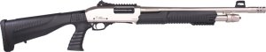 Iver Johnson PAS12SN-PG 12 Gauge Pump Shotgun 18.5" Satin Nickel 5rd
