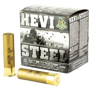 12 Ga Steel-BB 1-1/5 oz 3-1/2" 25 Rds Hevi-Shot-Environ Metal Shotgun Ammo