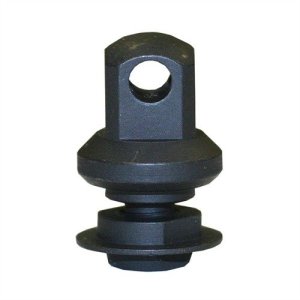 KNS Precision FSLINGM Parkerized Front Swivel Stud, Steel, Black Finish