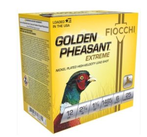 Fiocchi Golden Pheasant 12 Gauge 2.75 In 1-3/8oz #6 1ct