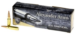 Alexander 6.5 Grendel 129Gr 20Rd 10Bx/Cs Hornady S