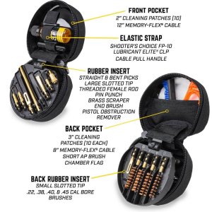 Otis 9mm to 45 Caliber Professional Pistol Cleaning Kit