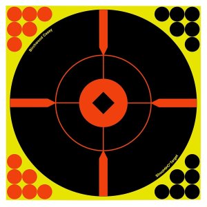 Birchwood Casey BC-34015 12 in Crosshair Bullseye Target 5 Pack
