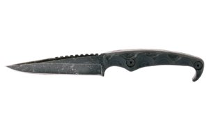 STROUP MK2-B-G10 Fixed Blade Knife, 4" 1095 Steel, G10 Handle, Sheath
