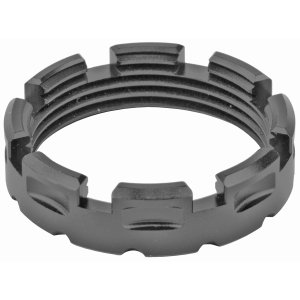 Fortis Manufacturing Inc. Castle Nut Black Anodized Finish Mil Spec