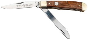 Boker 110832 Trapper 2.0 D2 Steel Rosewood Tulip Wood Handle Knife