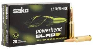 Sako JASPHB65CM120B PowerHead Blade 6.5 Creedmoor 120gr 20 Rounds