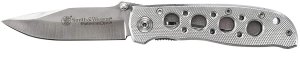 Smith & Wesson Extreme Ops Folding Knife 3.22" Drop Point 7Cr15MoV SS Blade Aluminum Handle Pocket Clip