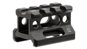 UTG MTRSX8S Picatinny Riser 1.57" Matte Black Aluminum 3 Slots