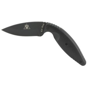 KA-BAR 1482 TDI Large 3.688" Drop Point AUS8A Black Zytel Knife