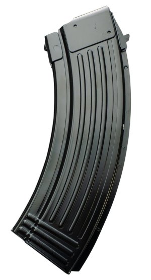 Global Ordnance AK47 7.62x39 10rd Steel Magazine Black. 10/30RD