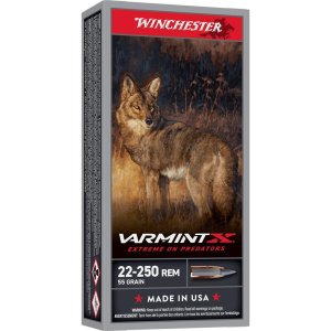 Winchester X22250PXP VarmintX .22-250 REM 55gr 20/Box Ammo