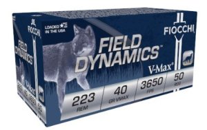 Fiocchi 223 Remington 40gr V-Max BT Ammo