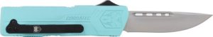 CobraTec Knives TFCTLWDNS 3.25 In D2 Steel OTF Knife Tiffany Blue Handle
