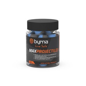 Byrna 810042110786 .68 Cal Max Projectiles, 25 Count Tub