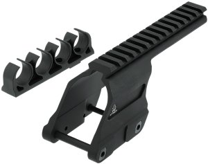 UTG MT-RM870 REM 870 12G Optic Mount Black Aluminum Picatinny Rail