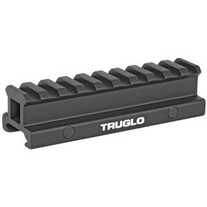TRUGLO 1-Piece Picatinny Riser Mount 3/4In Rise 4In Length