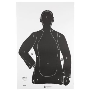 Action Target B21EBLACK100 23"x35" Black Silhouette Targets 100 Pack