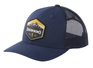 Browning Diamond Creek Mesh Cap - Blue, OSFM