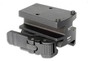 Midwest Industries QD Mount Fits Trijicon RMR Black Finish MI-QDRMR-1/3