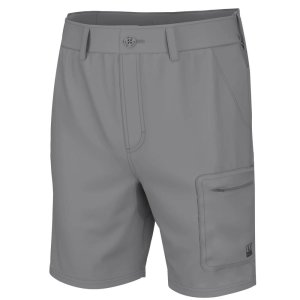 Huk H2000173-032-S Next Level 7" Shorts Overcast Grey, Cotton Blend, S