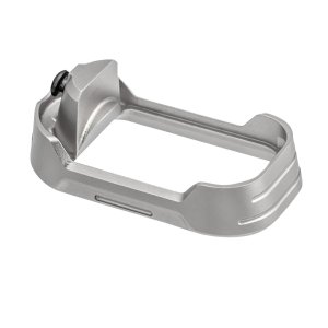 Tyrant CNC Glock 17 Gen 3 Grey Aluminum Magwell TDG17MWG3GREYBLACKSCRE